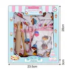 11 шт.компл. детский набор для готовки и выпечки, фартук для игры, костюм шеф-повара, шапка, перчатки, набор для детей, Прямая поставка