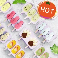 diy popsicle box ice cream mold homemade sorbet smoothie popsicle with lid with stick popsicle making tool popsicle mold