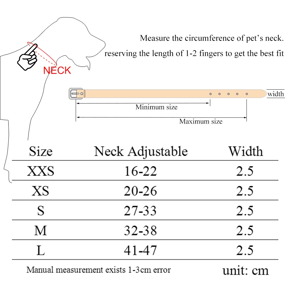 Ошейники Стразы для собак однотонный декоративный ошейник из искусственной кожи