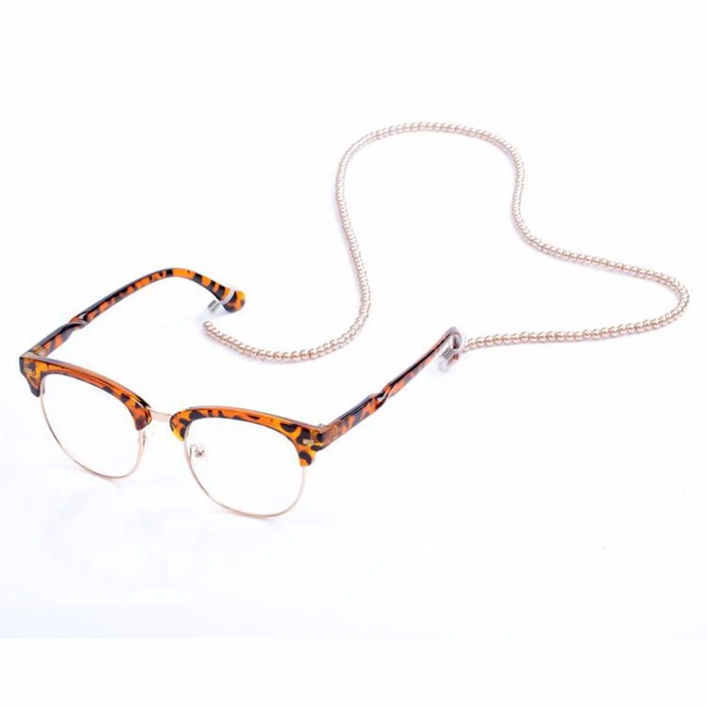 

Цепочка для очков женская с искусственным жемчугом, модная шикарная цепь для солнцезащитных очков для чтения с бусинами, шнур-держатель для...