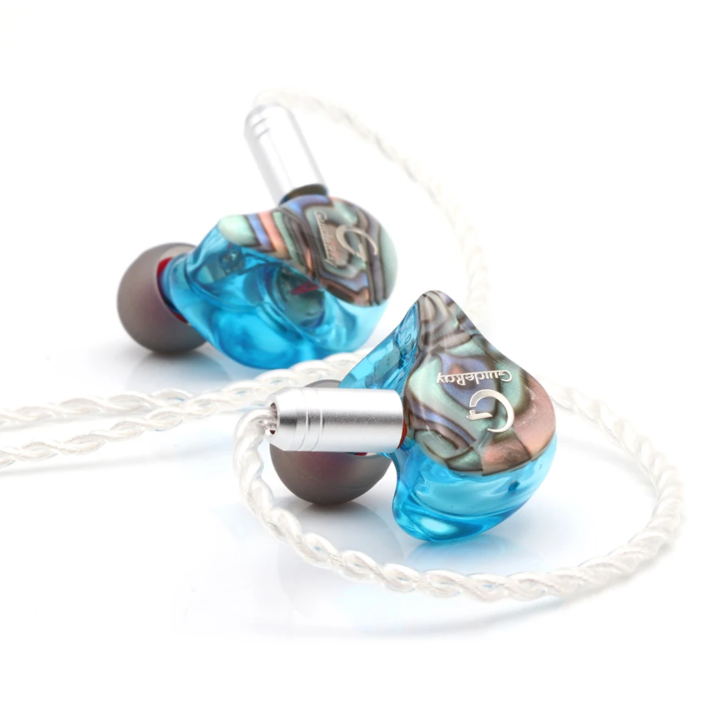 GR-i58 with mic GuideRay GR-i серия DD+ BA гибридные HiFi наушники-вкладыши с кабелем 0,78 мм GR-i18/GR-i58/GR-i68 - Цвет: GR-i58 with mic