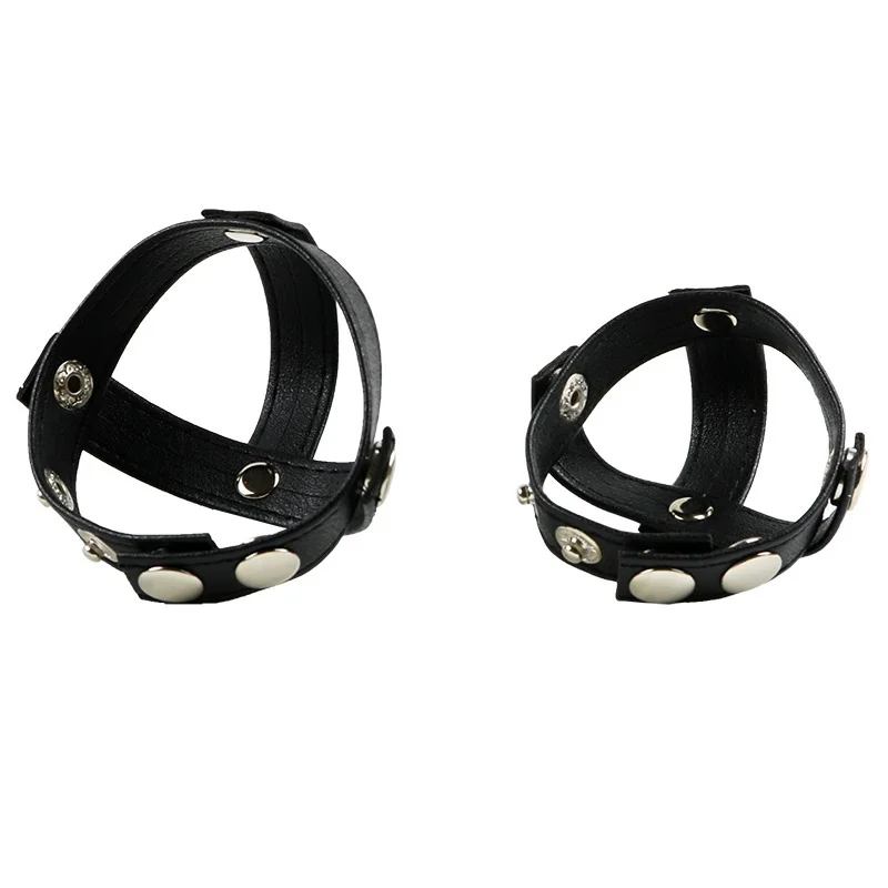 Большой мужской кожаный петух ремень оснастки и мяч жгут секс игрушки для