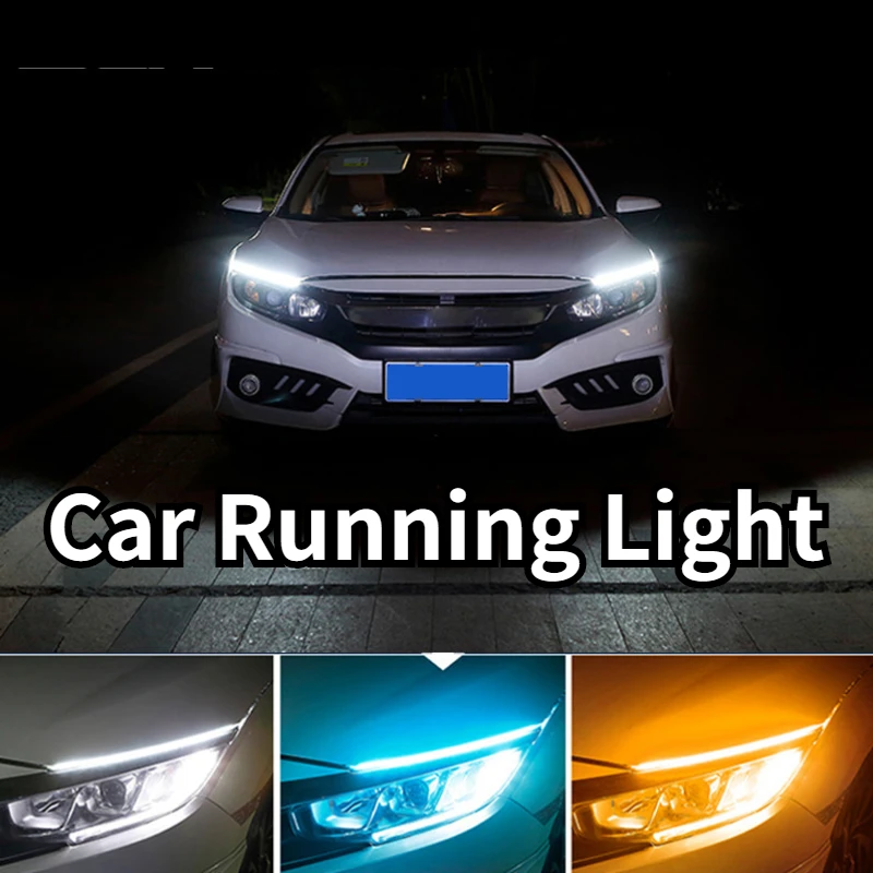 Автомобильная светодиодная полоса поворотный сигнал фара для Honda City Civic 6 Accord Jeep