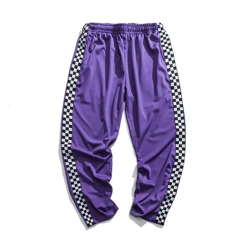 Брюки женские мужские летние в стиле ретро прямые повседневные свободные хип-хоп