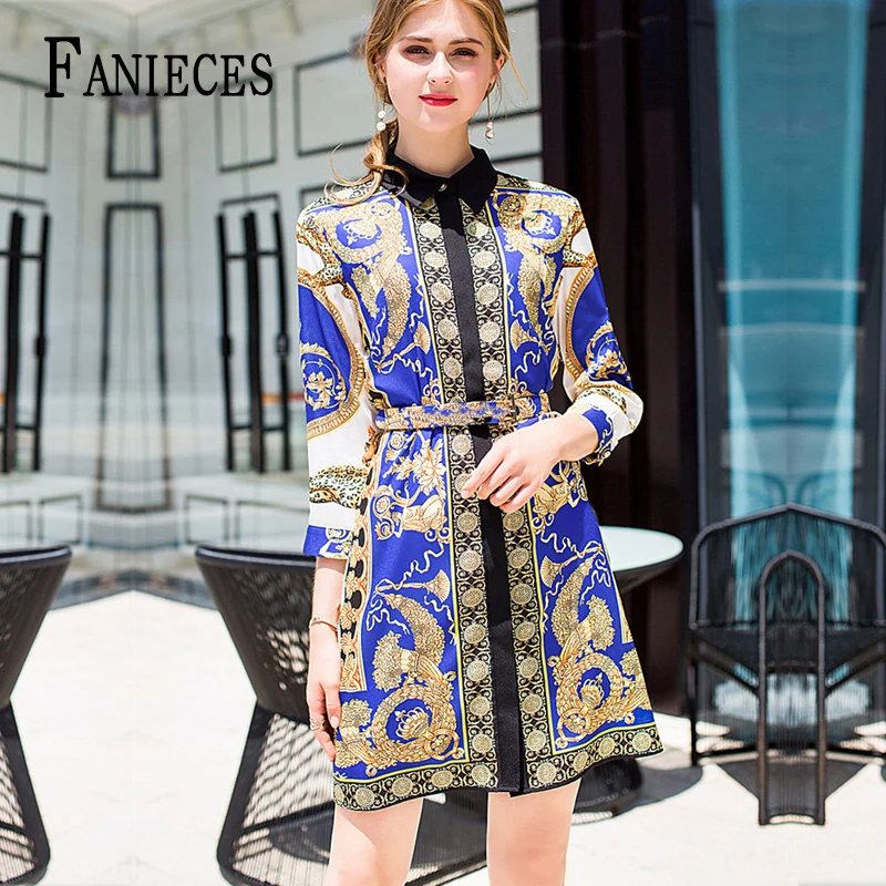 Новинка 2021 Осенняя мода для женщин фирменный дизайн трапециевидные платья в