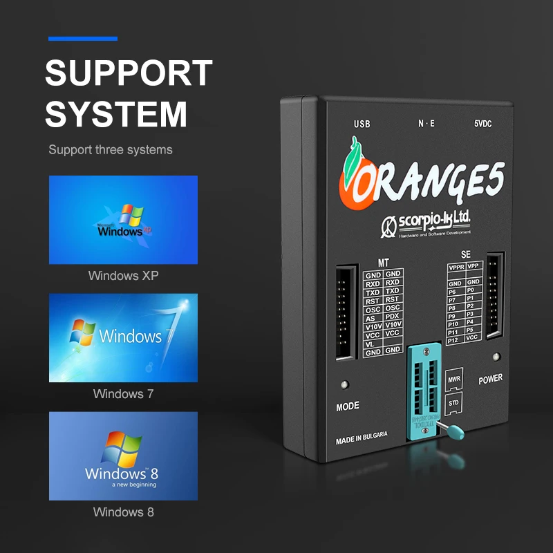OEM Orange5 Professional Programming Device Software V1.34+software with full adapters ORANGE 5 Systems: XP WIN7 WIN8 | Автомобили и