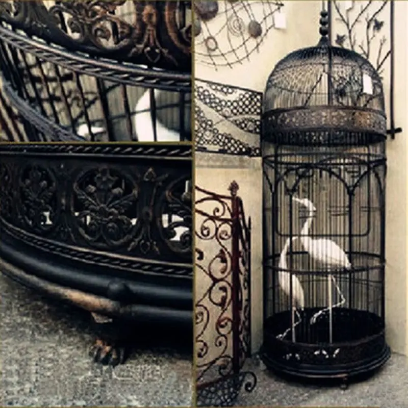 1 шт. железное украшение пол клетка для птиц свадебные украшения изысканное окна