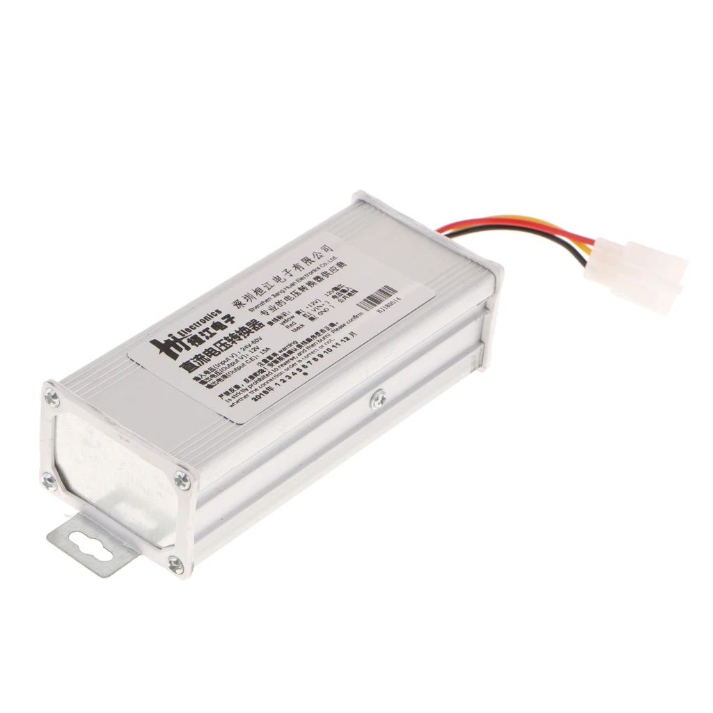 Премиум DC 24V ~ 60V к 12V источник питания инверторы 15A преобразователи адаптеры для