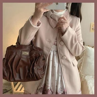 womens bag fold leather pattern large capacity retro elegant style handbag bolso de mujer con pliegues de gran capacidad nuevo