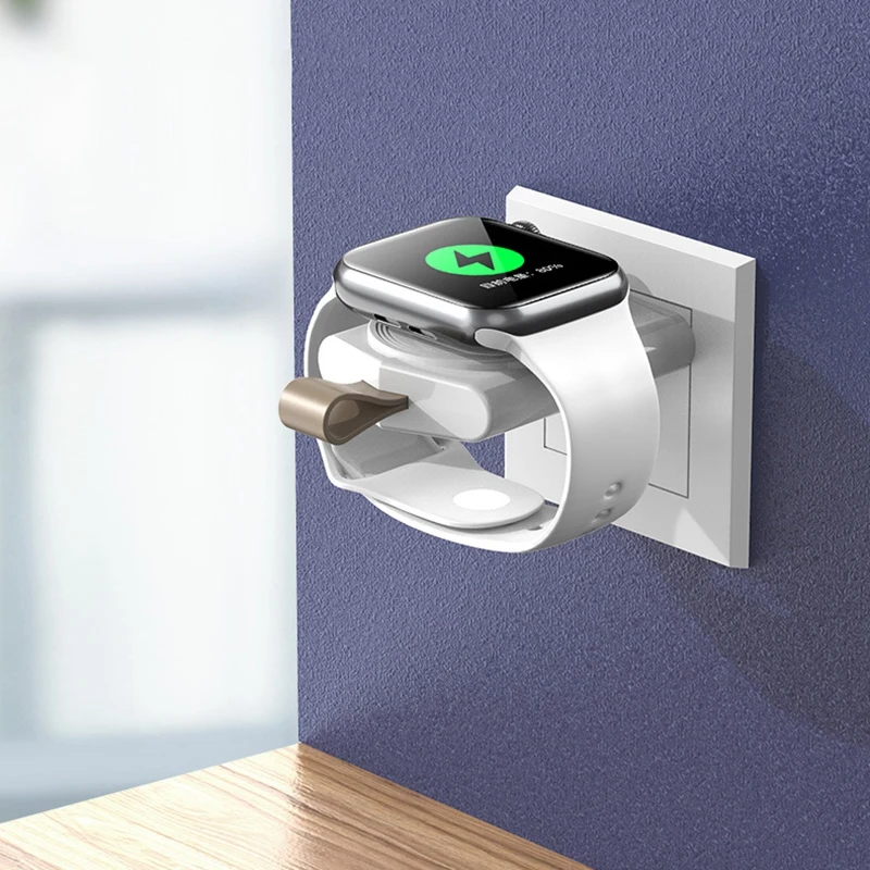 Беспроводное зарядное устройство для Apple Watch 6 USB портативное магнитное 6/5/4/3/2 /1/SE |