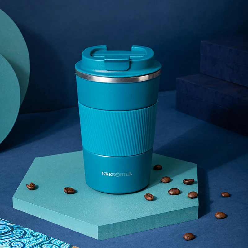 Дорожная кружка для кофе GREENHILL с изоляцией | Кружка стакан из нержавеющей стали