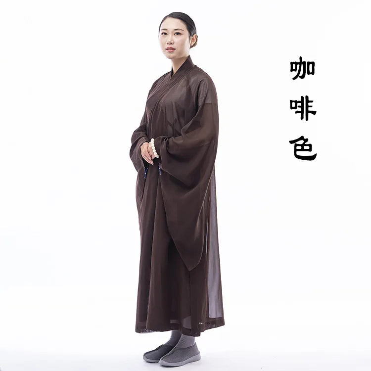 

Meditation Zen Shaolin Hanfu Chinese Traditional Clothings for Monk Costume Buddhist Clothing Monk Robe Taoism Tibetan Clothes