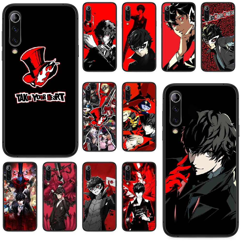 Чехол для телефона persona 5 Take Your Heart Xiaomi Mi 6 8 A1 Note3 A2 9 CC9 9T A3 MIX 2S 3 Lite SE Pro Черный