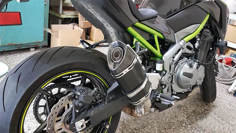 Выхлопная труба для Kawasaki Z900 без застежки средняя звеньевая мотоцикла 51 мм