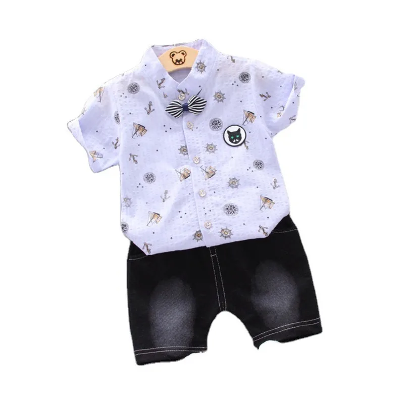 

Футболка и шорты, для мальчиков, хлопок, 2 шт./компл.