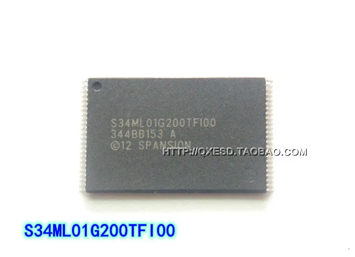 

10PCS S34ML01G200TFI00 TSOP 128 MB of memory chips New and original