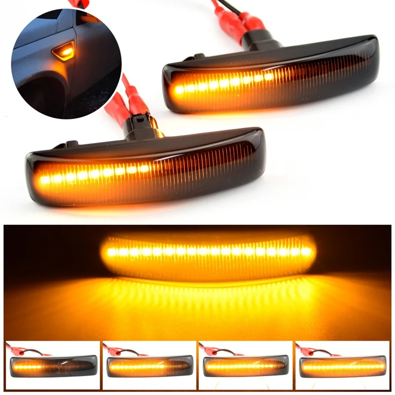 

Car LED Dynamic Side Marker Signal Lamp Light Turn Lamp for Land Rover Discovery 3 4 Freelander 2 Range Rover Sport