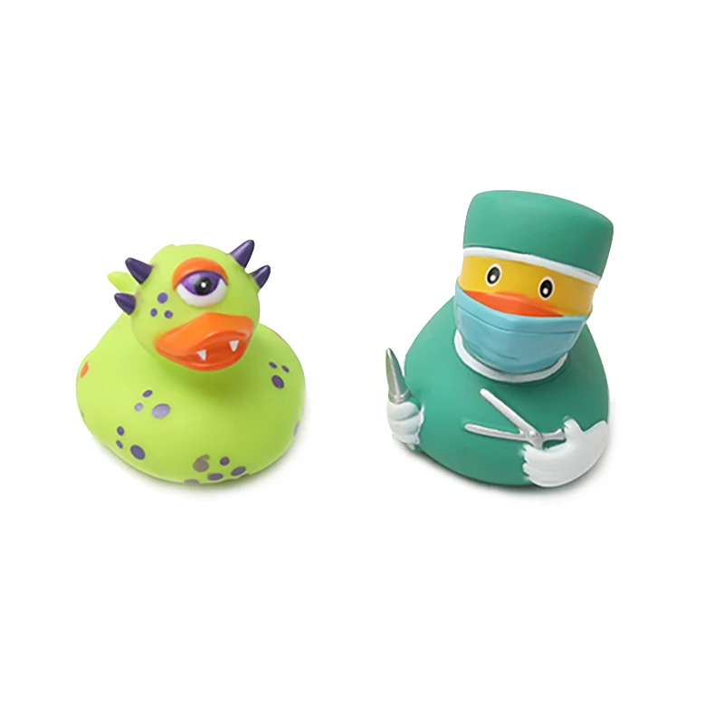 2 шт. доктора в форме динозавра для ванной игрушки плавания мини красочные мягкие