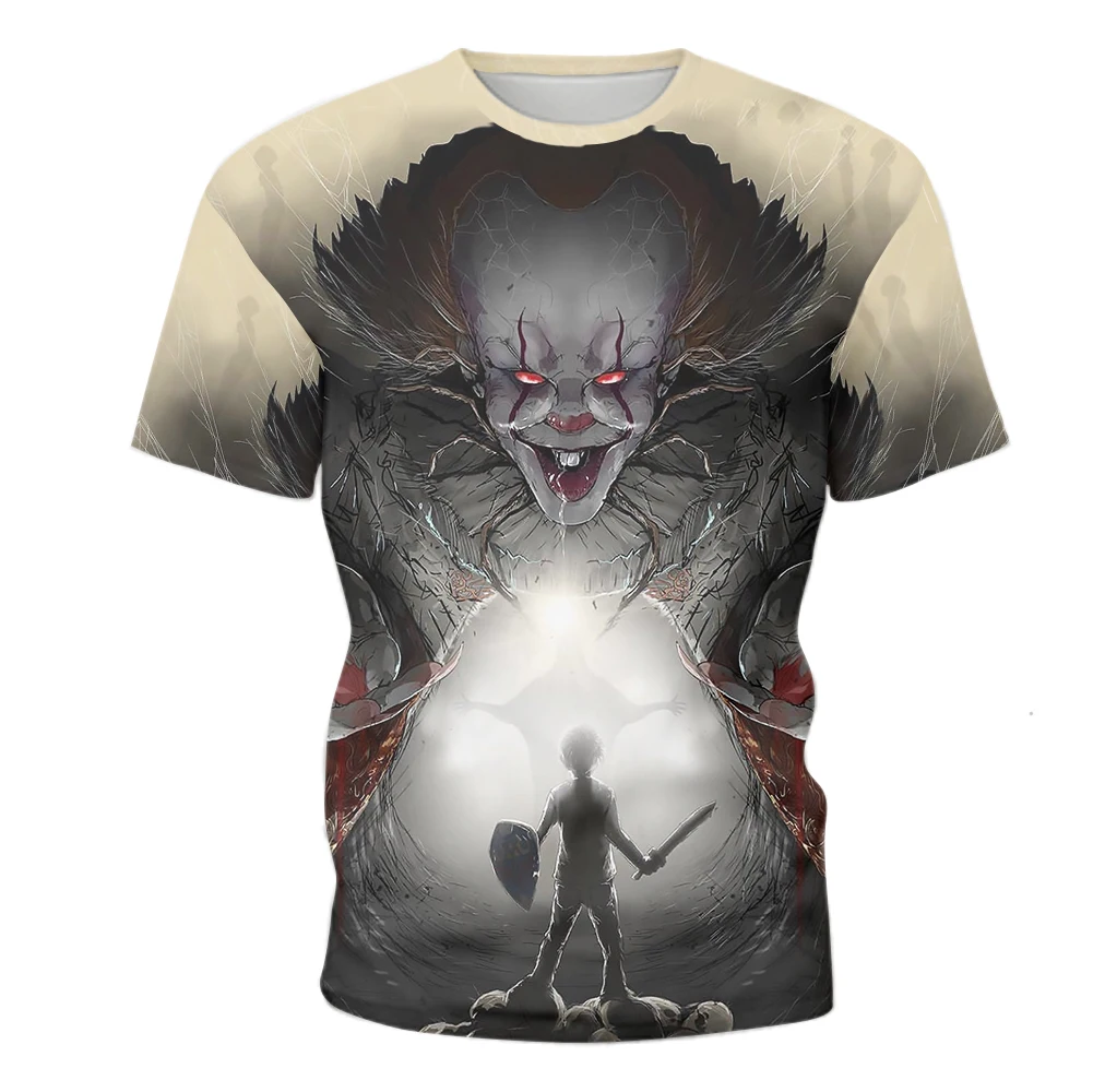 

Men's Short Sleeve T-shirt Digital 3D Printing Sportswear Adult Clothing Children Ladies Harajuku Street