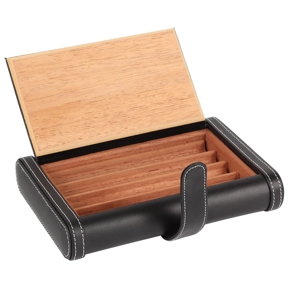 Кожаный сигарный хьюмидор GALINER чехол для сигар путешествий уличные сигары