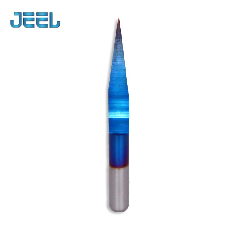 

10pcs 3.175mm Blue-plated Flat-bottomed Router Bit Degree 30 Engraving Bits Carbide Milling Cutter CNC Machine Accessorie