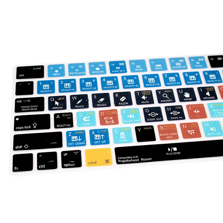 Чехол для клавиатуры с английской раскладкой силиконовая защитная пленка Apple Magic