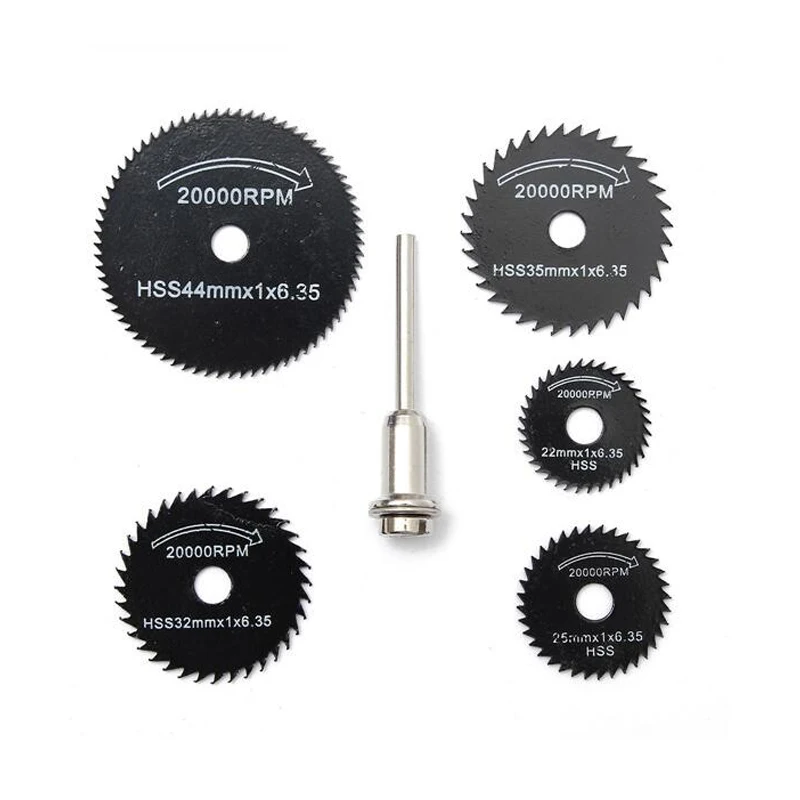 Набор лезвий для мини циркулярной пилы комплект из 6 режущих дисков