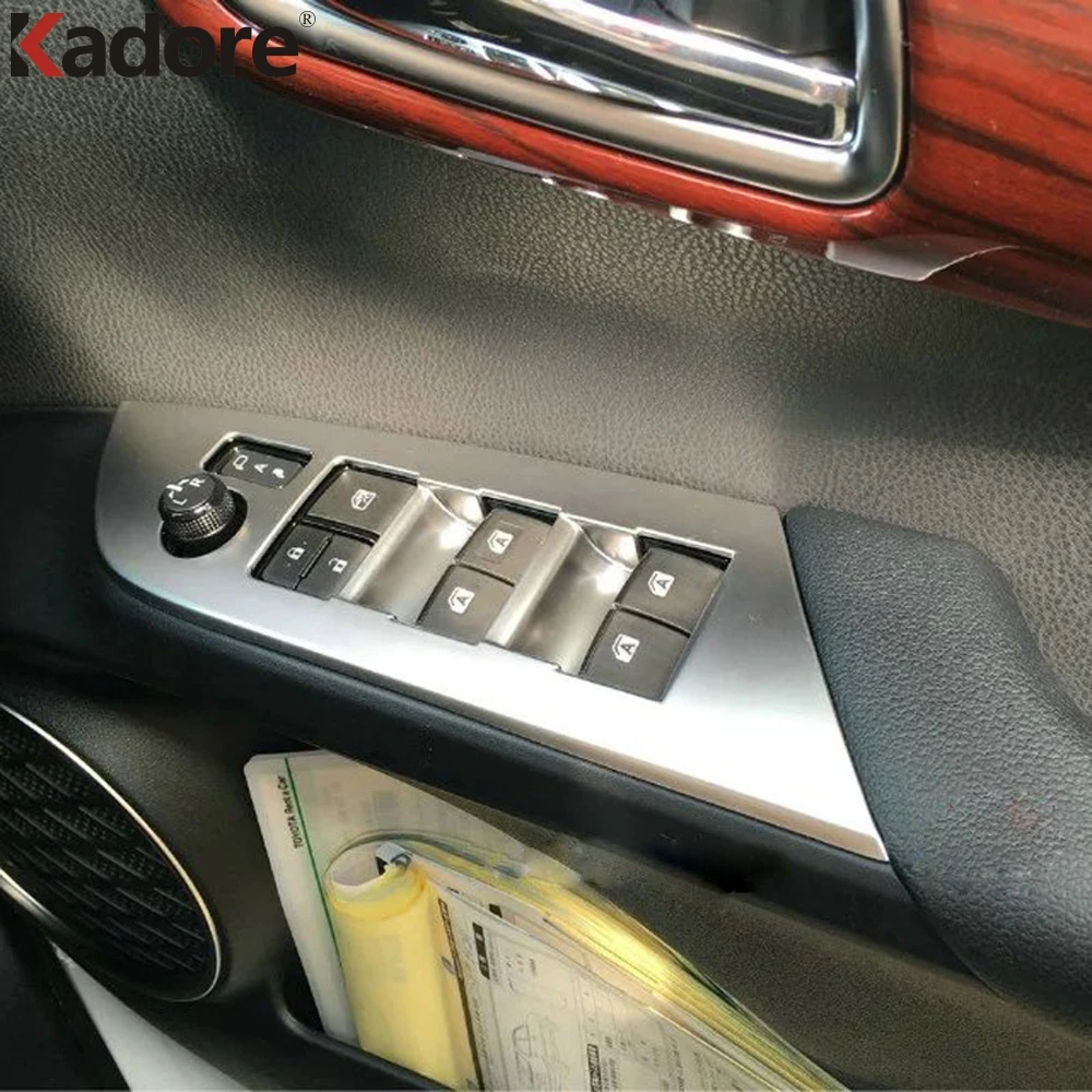 Для Toyota Prius 2016 2017 ABS матовые дверные стеклоподъемники Регулировка Swtich насадки на