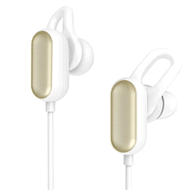 White Оригинальные спортивные bluetooth-наушники Xiaomi Youth Edition, Беспроводные спортивные наушники с микрофоном, водонепроницаемая гарнитура для телефона Android - Цвет: White