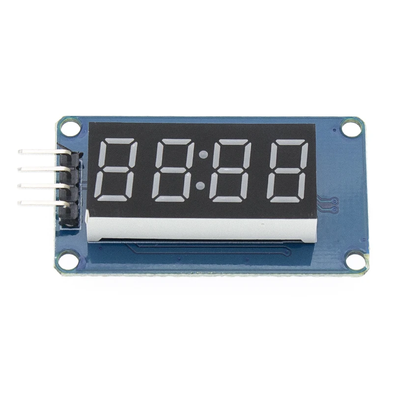 TM1637 4 бита цифровой светодиодный модуль дисплея для arduino 7 сегментов 0,36 дюймов часы красный анод трубки четыре последовательных драйвер платы Пакет