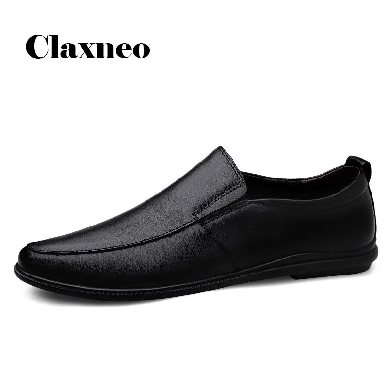

Man's Shoes Slip on 2020 Summer Men Leather Shoe Genuine Leather Loafers Male Boat Footwear Flat Moccasins Breathable New Arrive