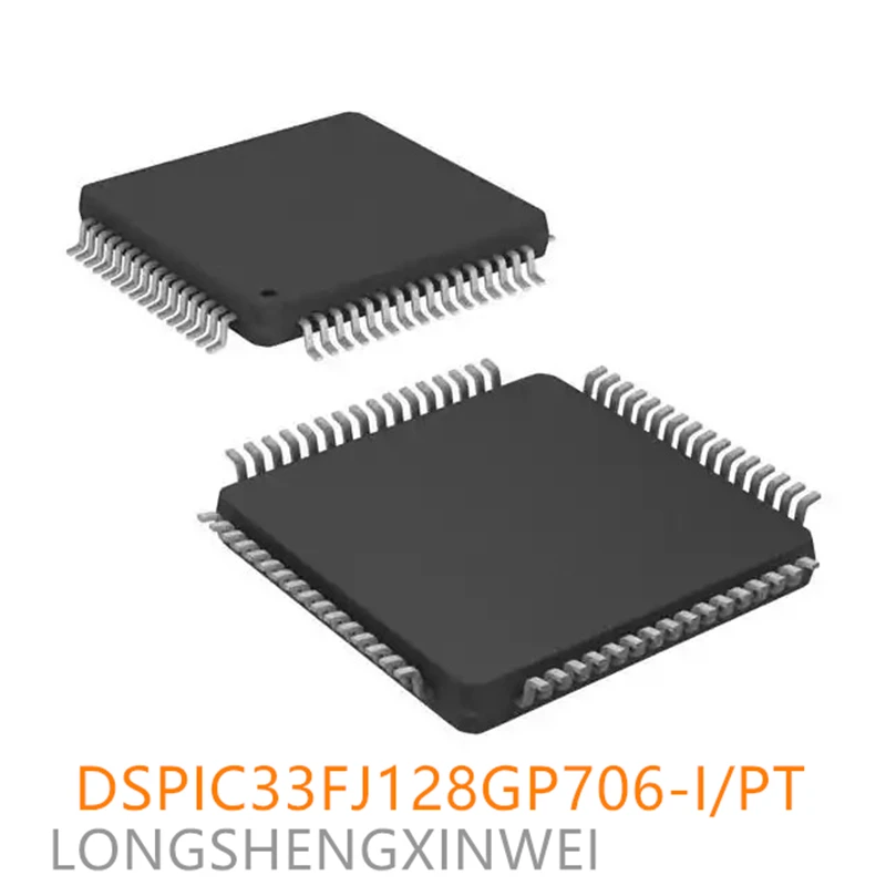 

Оригинальный оригинальный телефон, микроконтроллер TQFP64 PIC 33FJ128GP706, одночиповый компьютер, 1 шт.