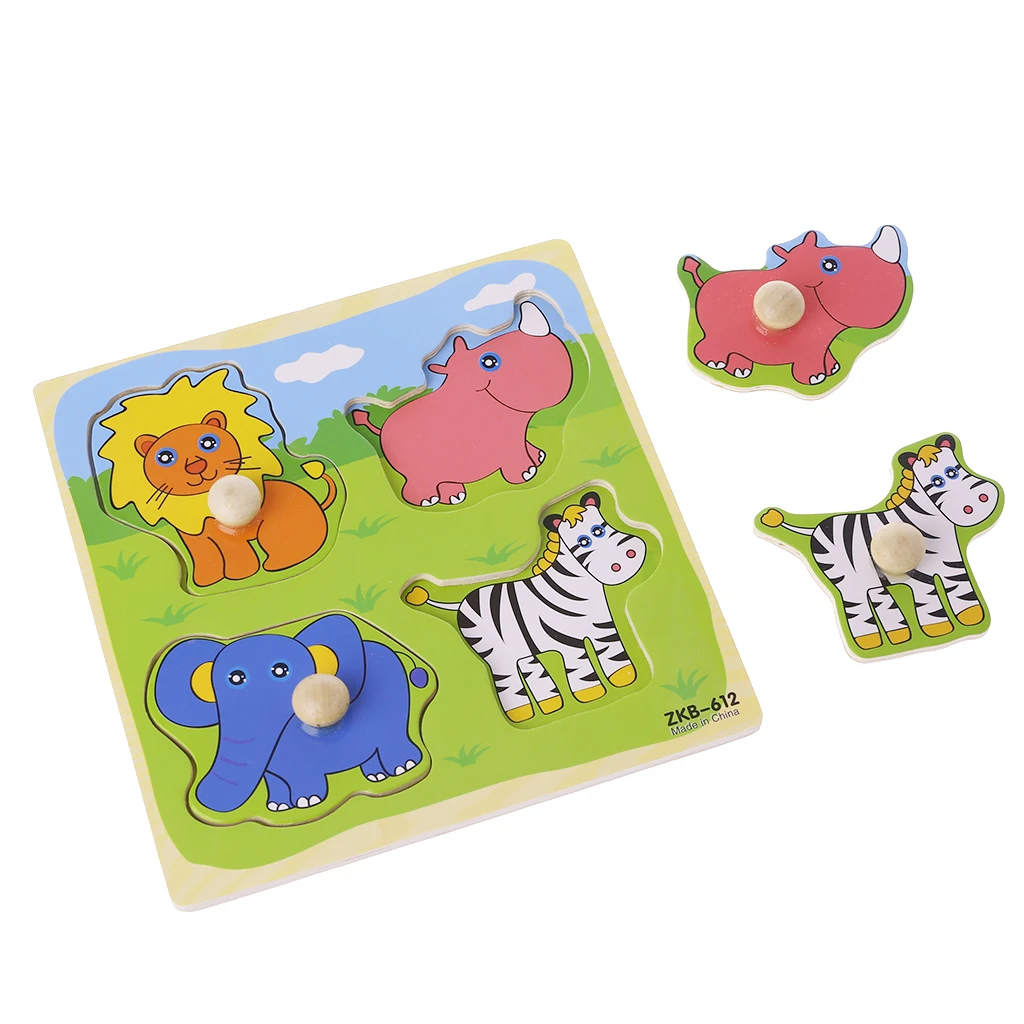 Регулируемый красочные 4 Форма детские развивающие кирпичная стена деревянный