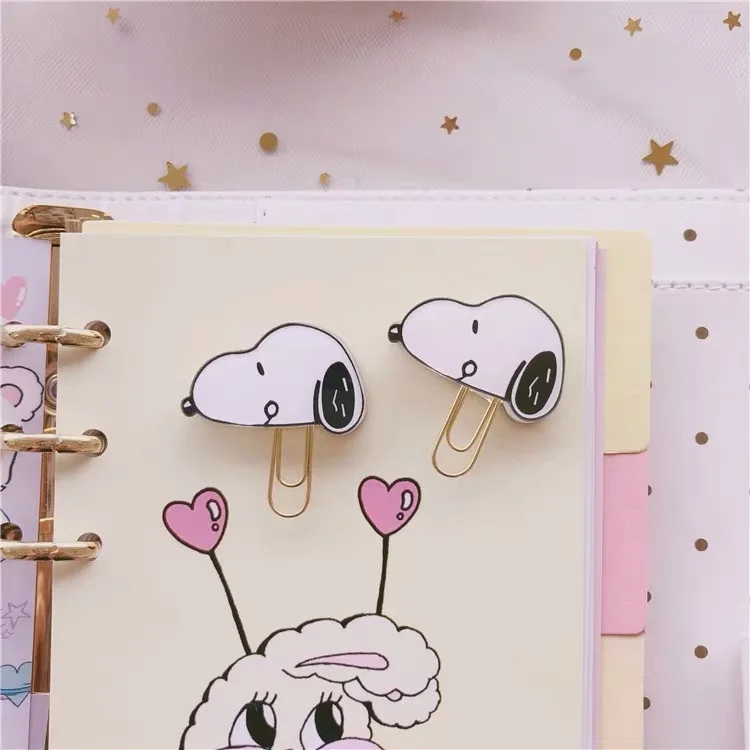 2 шт. скрепка для бумаги с изображением собаки из арахиса кавайный мультяшный