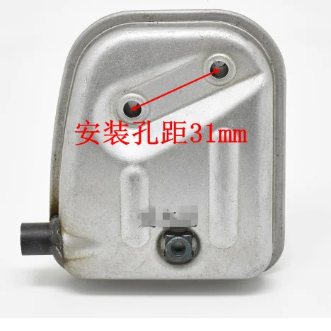 EH025 MUFFLER ON SIDE FOR ROBIN EH035 PETROL GENERATOR MOWER MUFFER EXHAUST PIPE AFTERMARK EXHAUST SILENCER PART