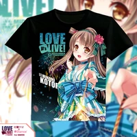anime lovelive nico nozomi tojo t shirt for men and women short sleeves animation peripherals cosplay