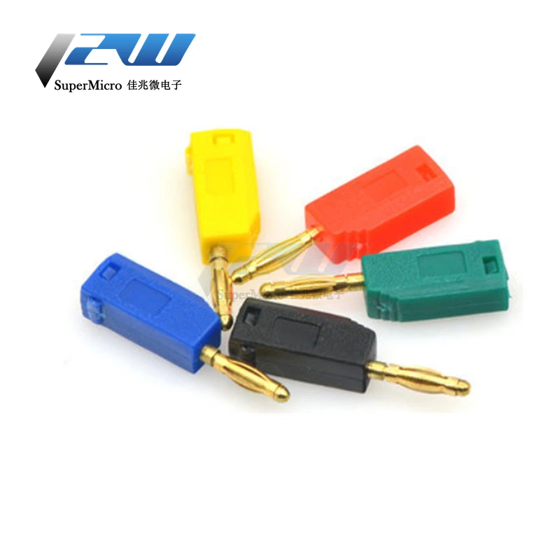 2 мм Штабелируемый разъем типа банан с хвостом лампы разъемом для головки фонаря