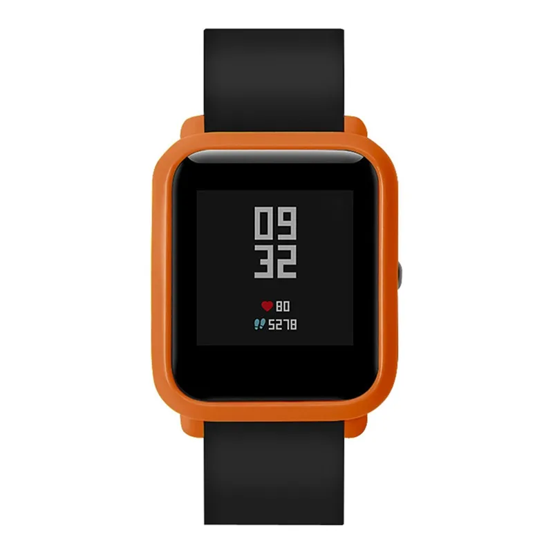 Смарт-часы защитный чехол тонкая рамка PC для Huami Amazfit Bip Youth Watch оранжевый |