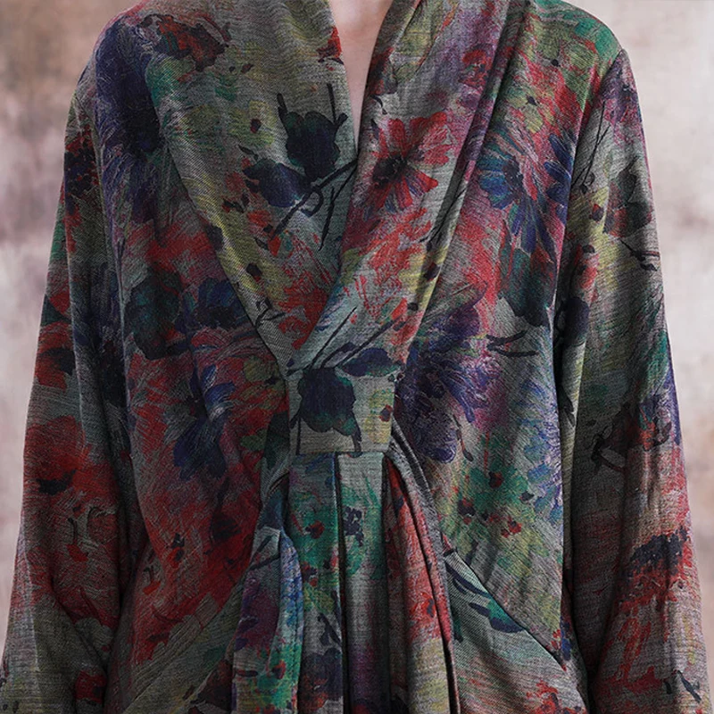 Новинка 2019 года. Винтажная Осенняя женская одежда. Платья больших размеров с