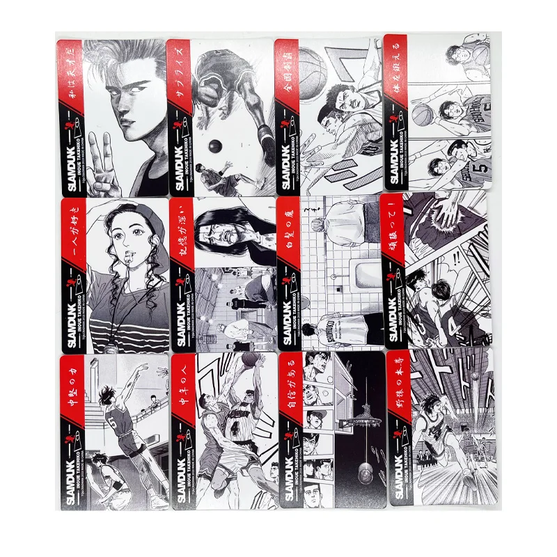 24 шт./компл. SLAM DUNK лазерная резьба ремесло игрушки Хобби Коллекционные вещи для