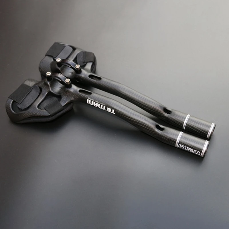 1Pair Carbon Fiber Road Bike Aero Bar Rest Mountain Tt Brace Dead Fly Bicycle Arm 31.8Mm Handlebar Parts | Спорт и развлечения
