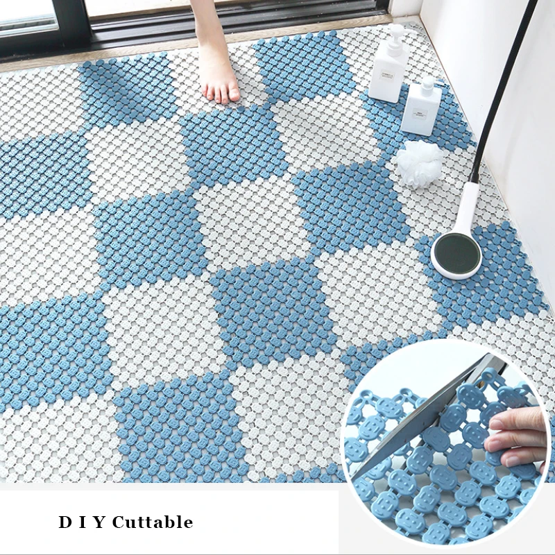 DIY коврик ПВХ ковер для ванной комнаты кухни открытый Противоскользящий 20x20 см
