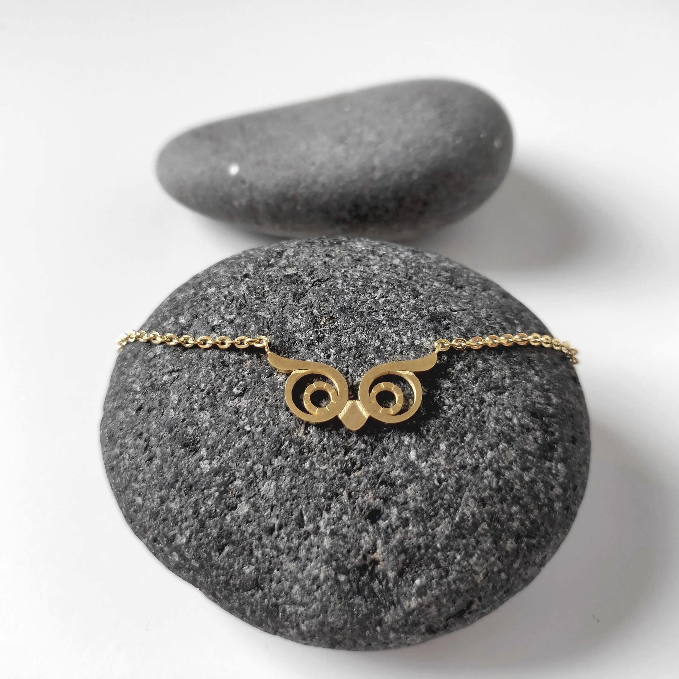 Минималистичные ожерелья Kolye в виде милой совы подвески золотая цепочка из