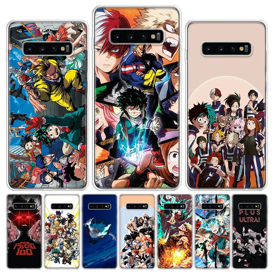 

Anime My Hero Academia Deku Phone Case For Galaxy S22 Ultra S21 Plus S20 FE S10 Lite S10E S9 S8 Samsung S7 S6 Edge Cover Fundas
