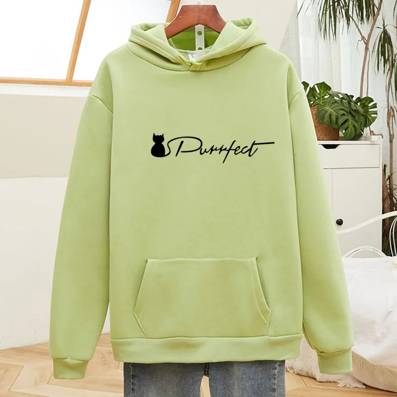 

2021 Winter Harajuku Style Pullover Hooded Sweater English Printing Plus Velvet Thickening Men and Women Office Worker Lovers