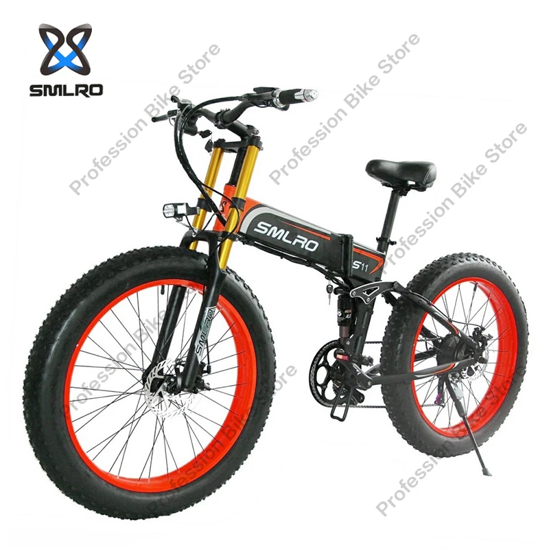 Preise SMLRO S11PLUS2 26 Zoll Super Breite Reifen Elektrische Bike 1000W 48V 13AH Ebike Berg Snowmobie Fett Fahrrad MTB Falten E-Bike