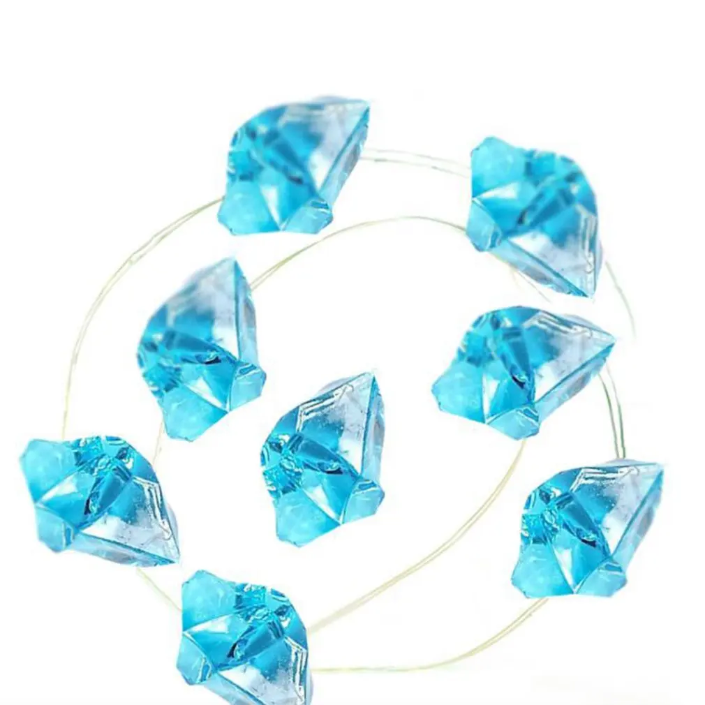 

Светодиодный ная гирлянсветильник s из натурального флюорита, Декоративная гирлянда s, светодиодный ная Рождественская гирлянда s, морская ...