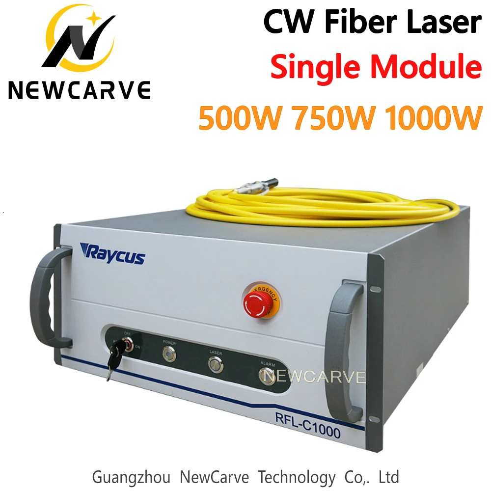 Оптоволоконный лазерный источник Raycus 500-1000 Вт одинарный модуль фотоэлемент/750/1000
