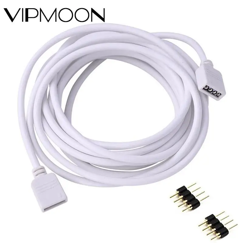 

1M/4-PIN SMD 3528/5050 RGB LED Strip Light Extension Cable Power Wire