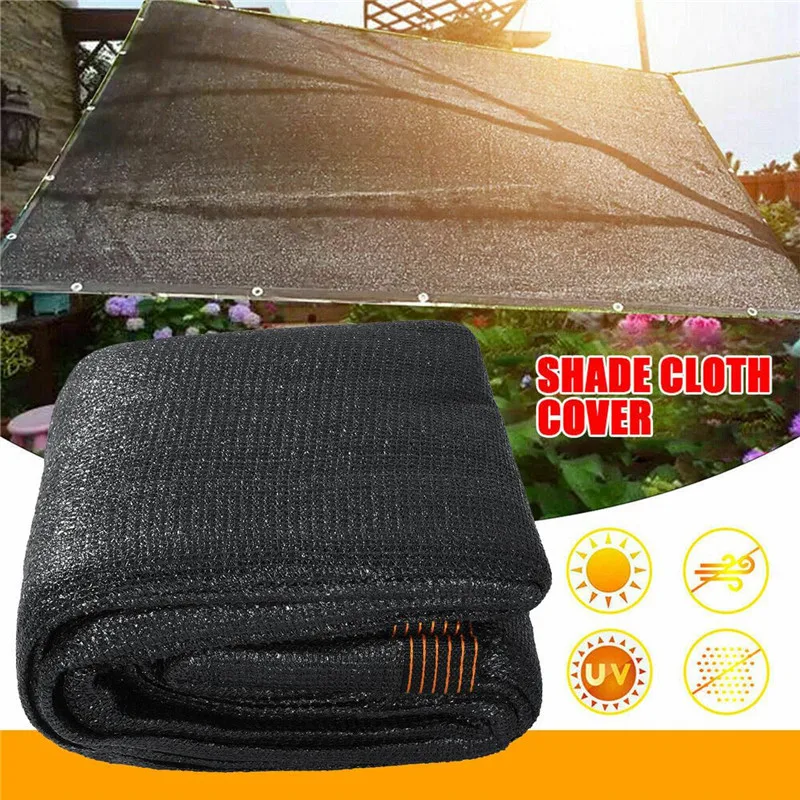 

3X4M,2X6M,3X5M Black 12 Pin Thick Anti-UV Shading Net Greenhouse Garden Swimming Pool Cover Mesh Netting Sun Shade Rate 90%